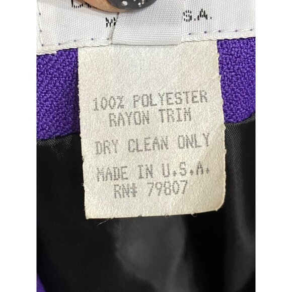 Vintage Hobby Horse Purple Embellished Western Show Jacket Size Small - Picture 5 of 10